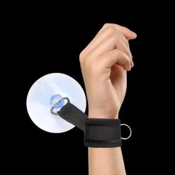 Ouch! Paire De Menottes Ajustables Ventouses Velvet -Fetish bdsm boutique paire de menottes ajustables ventouses vv 03