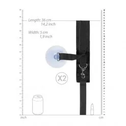 Ouch! Paire De Menottes Ajustables Ventouses Velvet -Fetish bdsm boutique paire de menottes ajustables ventouses vv 04