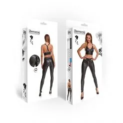 Demoniq Pantalon Wetlook Maddalena -Fetish bdsm boutique pantalon wetlook maddalena 10