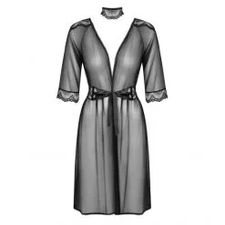 Obsessive Peignoir Lucita 9 Obsessive Peignoir Lucita -Fetish bdsm boutique peignoir lucita noir obsessive 3