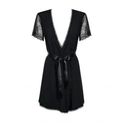 Obsessive Peignoir Miamor -Fetish bdsm boutique peignoir miamor noir 3