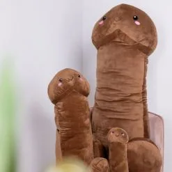 Shots Toys Peluche Pénis Chocolat -Fetish bdsm boutique peluche penis chocolat 100 cm 09
