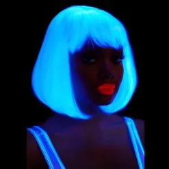 LEG AVENUE Carré Court Blanc Perlé -Fetish bdsm boutique perruque carre court blanc 3