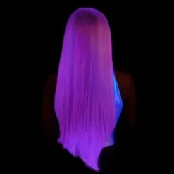 LEG AVENUE Perruque Cheveux Extra Longs Luminescente -Fetish bdsm boutique perruque extra longue luminescente legavenue violet 4