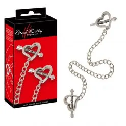Bad Kitty Pinces à Seins Heart Shaped
