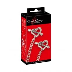 Bad Kitty Pinces à Seins Heart Shaped -Fetish bdsm boutique pinces a seins heart shaped bad kitty 06
