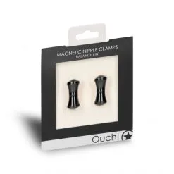 Ouch! Pinces à Tétons Magnétiques Balance Pin -Fetish bdsm boutique pinces a tetons magnetique balance pin noir 04