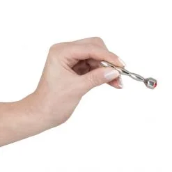 Penisplug Plug Urétral Avec Strass Rouge -Fetish bdsm boutique plug a penis avec strass decorative 05