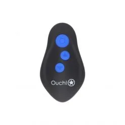 Ouch! Plug Anal Avec Anneau Vibrant Et E-Stim Télécommandé -Fetish bdsm boutique plug anal avec anneau vibrant et e stim telecommande 03