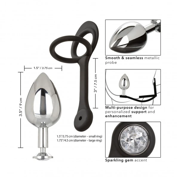 CalExotics Plug Anal Cockring Star Fucker XL Teardrop 8 CalExotics Plug Anal Cockring Star Fucker XL Teardrop – Image 6