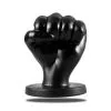 All Black Plug Anal Fist Poing Fermé 16,5 Cm -Fetish bdsm boutique plug anal fist poing ferme 165 cm 1