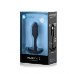 B-Vibe Plug Anal Snug Plug 1 -Fetish bdsm boutique plug anal snug plug 1 noir 6