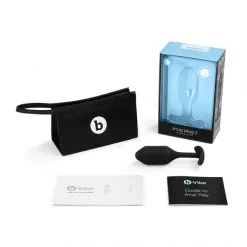 B-Vibe Plug Anal Snug Plug 2 -Fetish bdsm boutique plug anal snug plug 2 noir 5