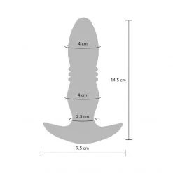 ToyJoy Plug Anal Vibrant Télécommandé The Tough Thrusting -Fetish bdsm boutique plug anal vibrant telecommande the tough thrusting 06