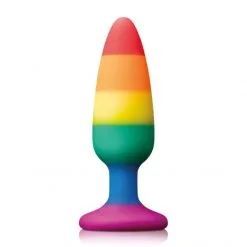 Nsnovelties Plug Pleasure Pride Edition -Fetish bdsm boutique plug pleasure rainbow medium 1