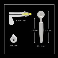 Penisplug Plug Urétral Avec Strass Mr. Big Cock -Fetish bdsm boutique plug uretral avec strass mr big cock 07