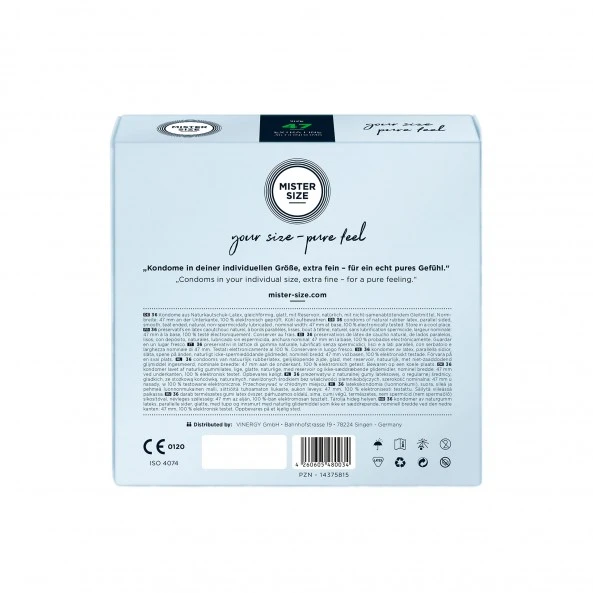 Mister Size Préservatifs Taille Ajustée Par 36 4 Mister Size Préservatifs Taille Ajustée Par 36 – Image 2