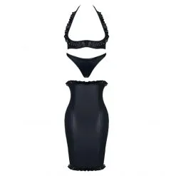 Demoniq Robe Cul Nu LAUREEN 13 Demoniq Robe Cul Nu LAUREEN -Fetish bdsm boutique robe vinyle cul nu demoniq laureen 5