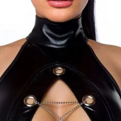 Saresia Robe De Soirée Longue Wetlook -Fetish bdsm boutique robe de soiree longue wetlook 3