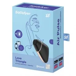 Stimulateur Clitoris Satisfyer Love Triangle -Fetish bdsm boutique satisfyer love triangle noir 06