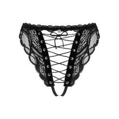 Obsessive String Ouvert Sedila -Fetish bdsm boutique sedila string ouvert noir 7