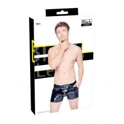 Black Level Short Vinyle Pants -Fetish bdsm boutique short vinyle pants black level 06