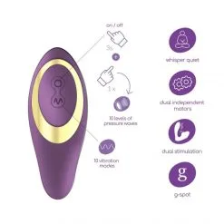 Crushious Stimulateur Clitoris Et Point-G Moanstar -Fetish bdsm boutique stimulateur clitoris et point g moanstar 08