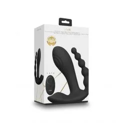Vive Stimulateur Multi Fonctions Télécommandé Kata -Fetish bdsm boutique stimulateur multi fonctions kata noir 09