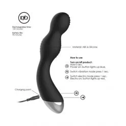 ElectroShock Stimulateur Point-G/Point-P - E-Stim Télécommandé -Fetish bdsm boutique stimulateur point g e stim telecommande 05
