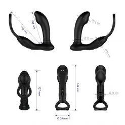 Nexus Stimulateur Prostatique Simul8 Stroker Edition -Fetish bdsm boutique stimulateur prostatique avec anneau et ballstrecher simul8 stroker edition 09