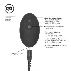 ElectroShock Stimulateur Prostatique - E-Stim Télécommandé -Fetish bdsm boutique stimulateur prostatique e stim telecommande 7