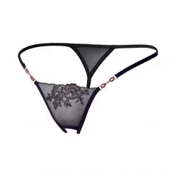 Cottelli Collection String Ouvert Broderie Florale 8 Cottelli Collection String Ouvert Broderie Florale -Fetish bdsm boutique string ouvert broderie florale cottelli 03