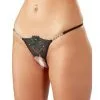 Cottelli Collection String Strass Et Broderie Rose 2 Cottelli Collection String Strass Et Broderie Rose -Fetish bdsm boutique string ouvert noir cottelli collection strass broderie rose 1