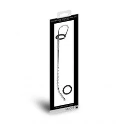 Ouch! Tige à Urètre Courbée Avec Anneau De Gland Silicone 270 Mm -Fetish bdsm boutique tige a uretre 3 courbe avec anneau de gland silicone 270 mm 03