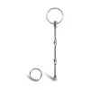 Ouch! Tige à Urètre 2 Olives Anneau Métallique 157 Mm