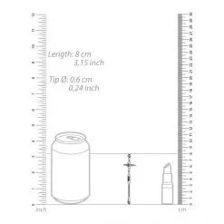 Ouch! Tige à Urètre En Croix Métallique 80 Mm -Fetish bdsm boutique tige a uretre en croix metallique 80 mm 02