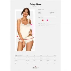 Obsessive Top Et Shorty Prima Neve -Fetish bdsm boutique top shorty blanc obsessive 5