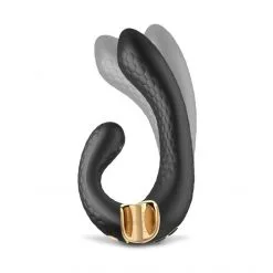 Shunga Vibromasseur Clitoris Et Point-G Miyo -Fetish bdsm boutique vibromasseur clitoris et point g miyo noir 03