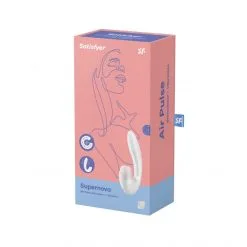 Satisfyer Stimulateur Clitoris Et Point-G Supernova -Fetish bdsm boutique vibromasseur supernova blanc 10